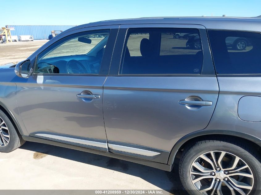 2017 Mitsubishi Outlander Se/Sel VIN: JA4AD3A37HZ014143 Lot: 41208959