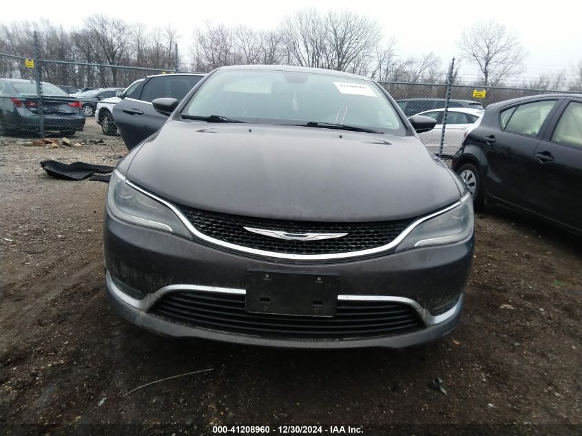 2015 Chrysler 200 Limited VIN: 1C3CCCAB0FN738371 Lot: 41208960