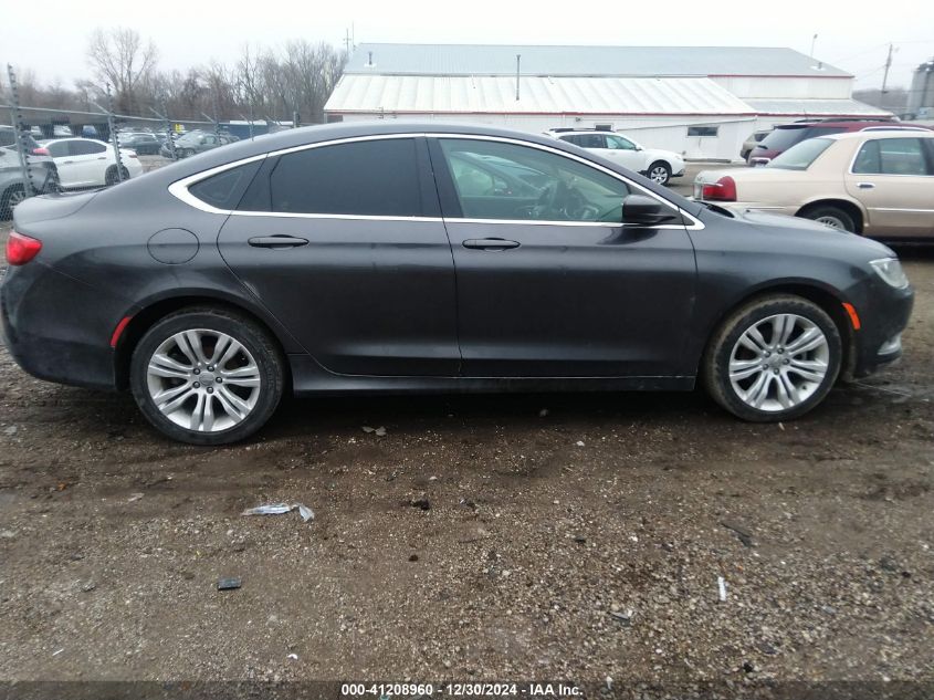 2015 Chrysler 200 Limited VIN: 1C3CCCAB0FN738371 Lot: 41208960