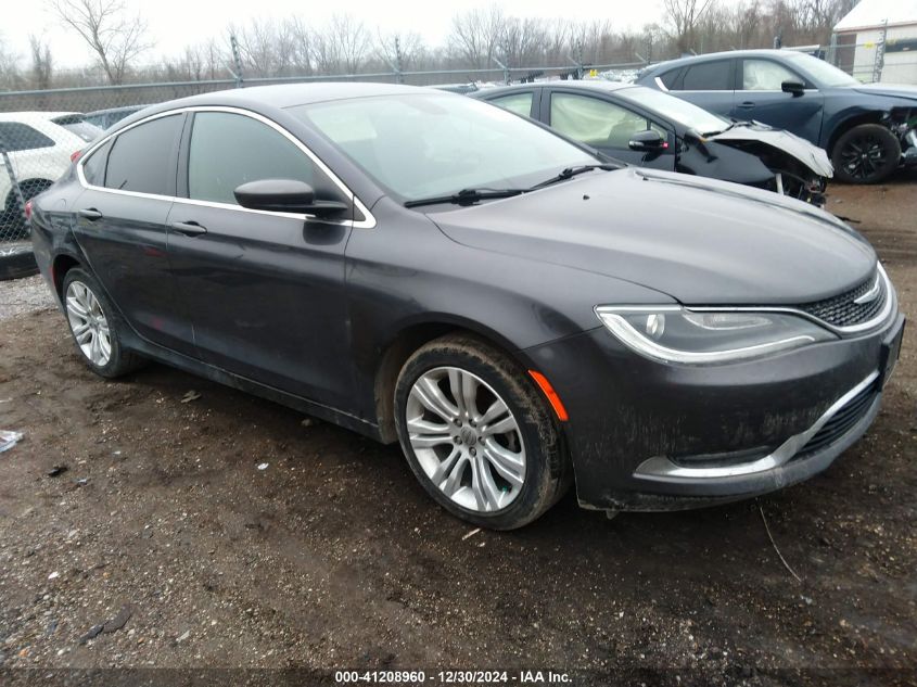 2015 Chrysler 200 Limited VIN: 1C3CCCAB0FN738371 Lot: 41208960