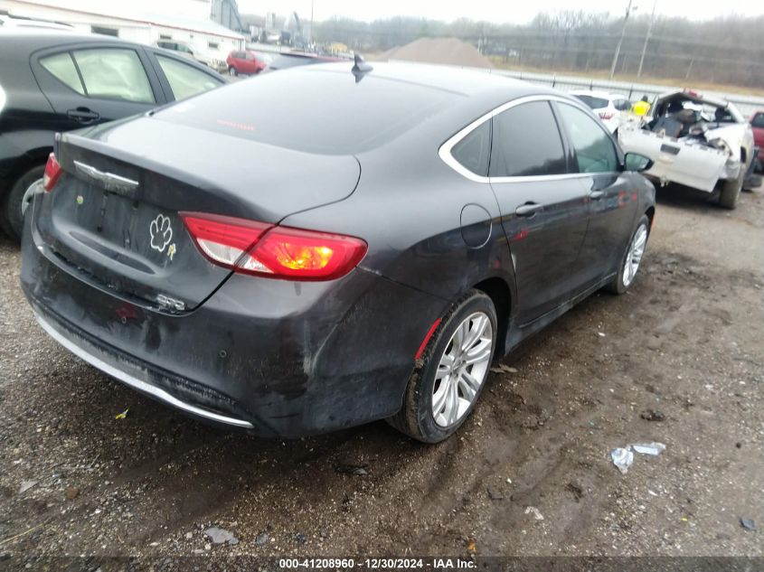 2015 Chrysler 200 Limited VIN: 1C3CCCAB0FN738371 Lot: 41208960