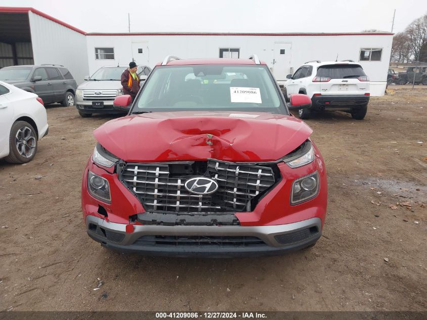 2022 Hyundai Venue Sel VIN: KMHRC8A33NU150783 Lot: 41209086