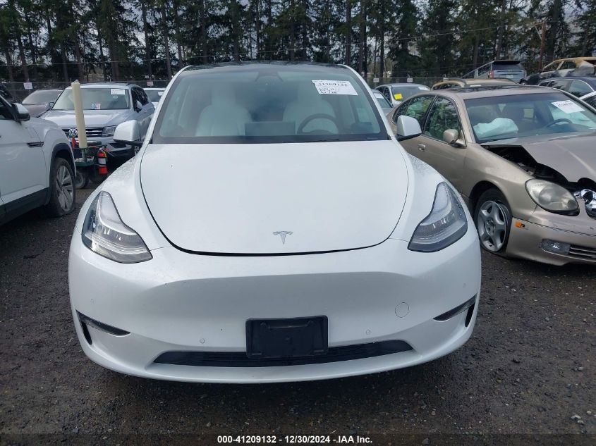 2020 Tesla Model Y Long Range Dual Motor All-Wheel Drive VIN: 5YJYGDEE3LF051671 Lot: 41209132