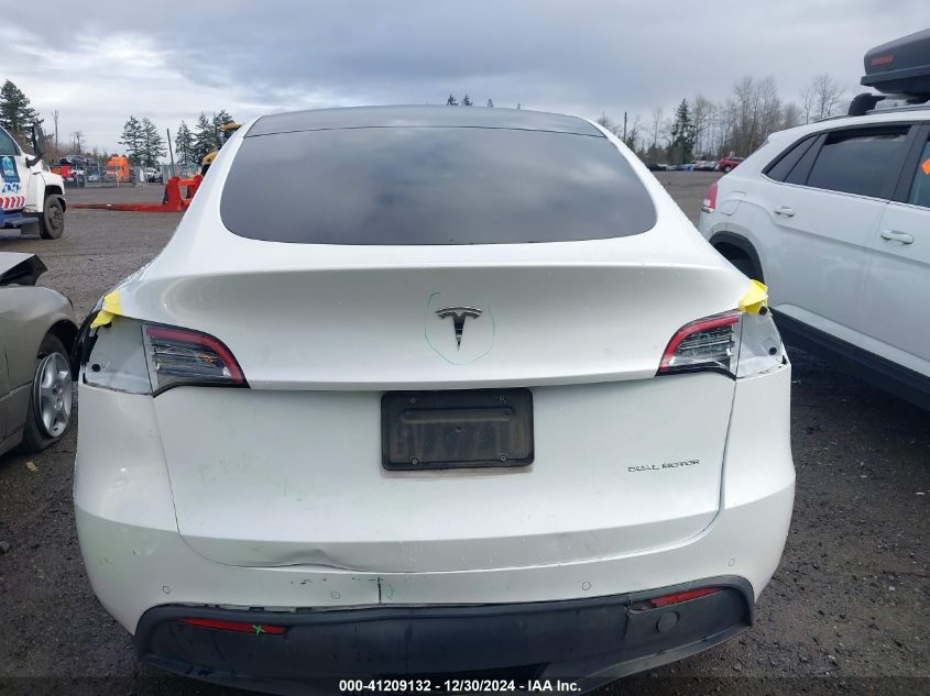 2020 Tesla Model Y Long Range Dual Motor All-Wheel Drive VIN: 5YJYGDEE3LF051671 Lot: 41209132