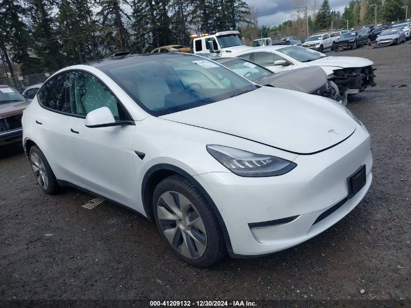 2020 Tesla Model Y Long Range Dual Motor All-Wheel Drive VIN: 5YJYGDEE3LF051671 Lot: 41209132