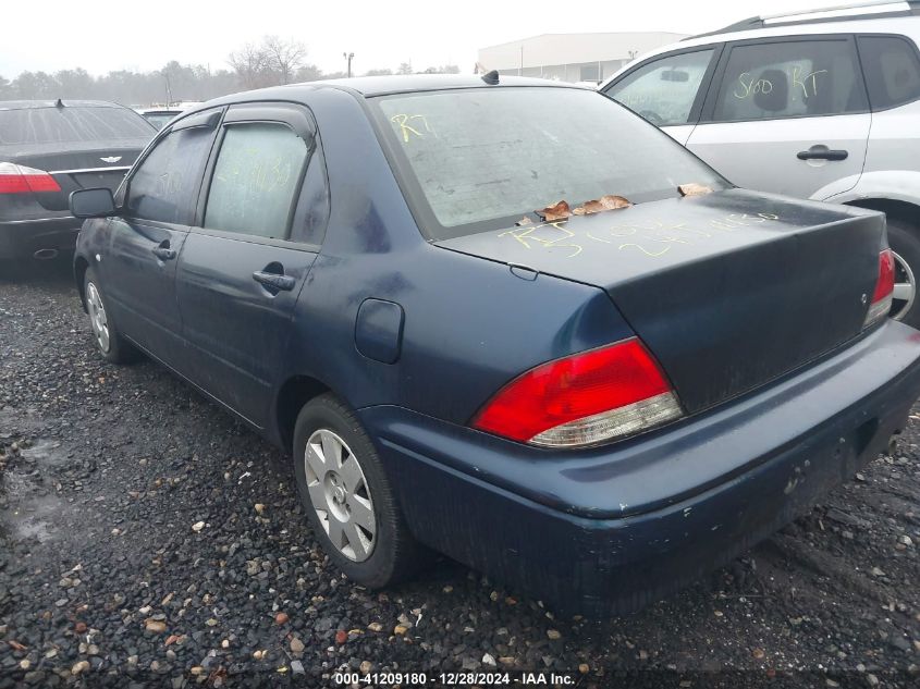 2002 Mitsubishi Lancer Es VIN: JA3AJ26EX2U021920 Lot: 41209180