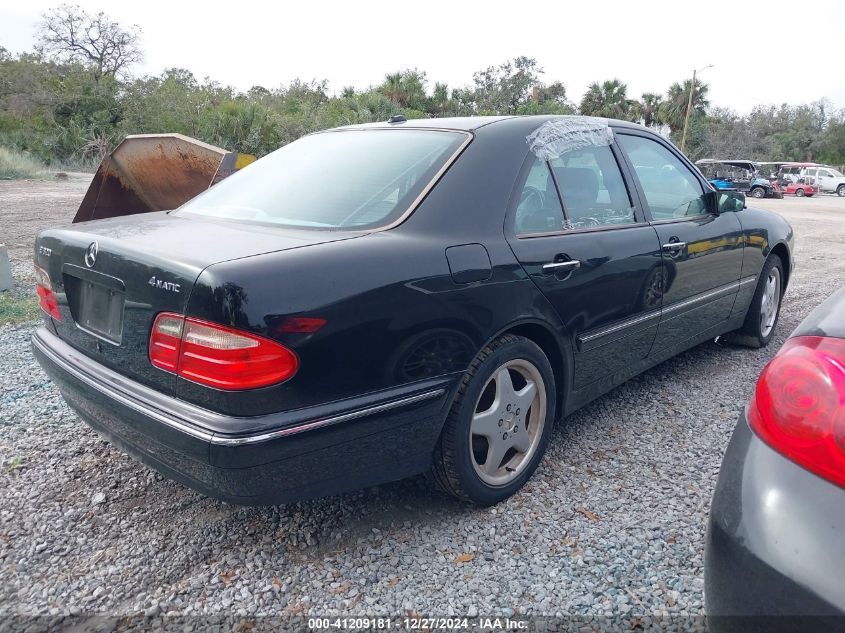 2000 Mercedes-Benz E 320 4Matic VIN: WDBJF82J7YX041427 Lot: 41209181