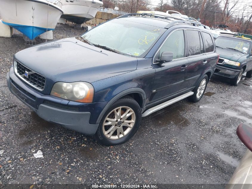 2004 Volvo Xc90 T6 VIN: YV1CZ91H541050463 Lot: 41209191