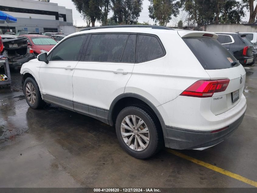 2018 Volkswagen Tiguan 2.0T S VIN: 3VV1B7AX2JM050711 Lot: 41209520