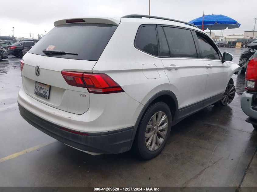 2018 Volkswagen Tiguan 2.0T S VIN: 3VV1B7AX2JM050711 Lot: 41209520