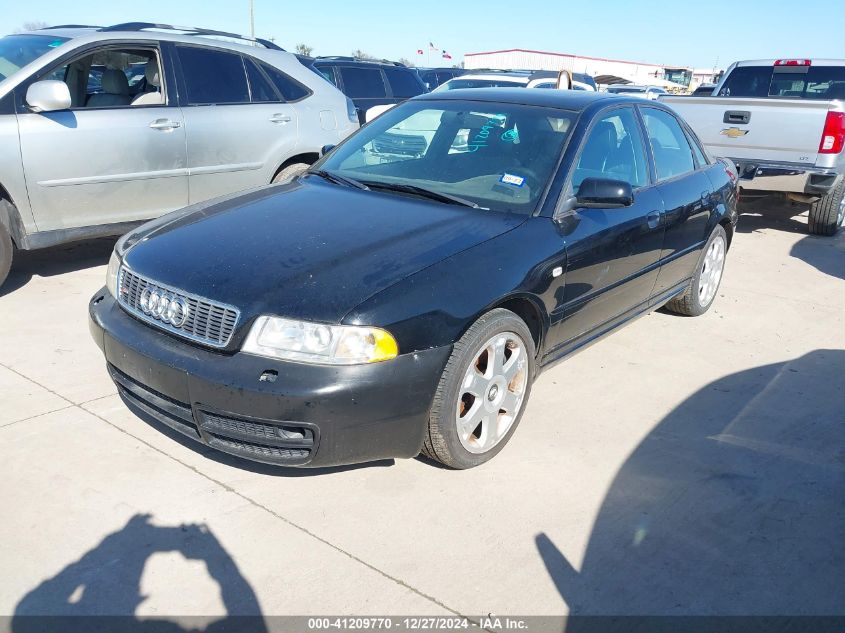 2001 Audi S4 2.7 Quattro VIN: WAURD68D21A096728 Lot: 41209770