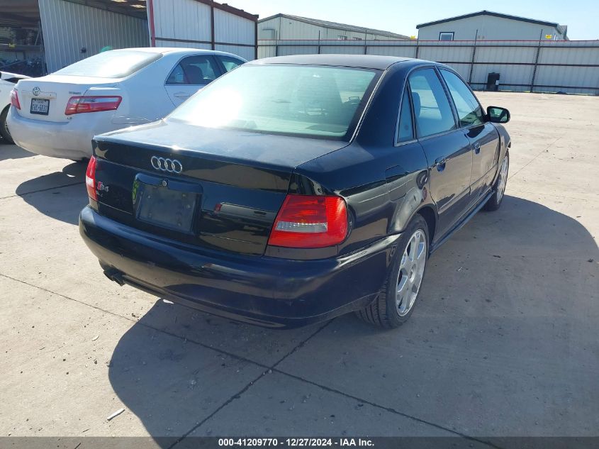 2001 Audi S4 2.7 Quattro VIN: WAURD68D21A096728 Lot: 41209770