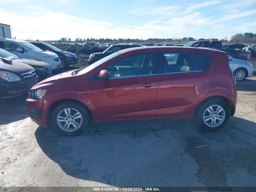 2013 Chevrolet Sonic Lt VIN: 1G1JC6SB7D4100391 Lot: 41209786