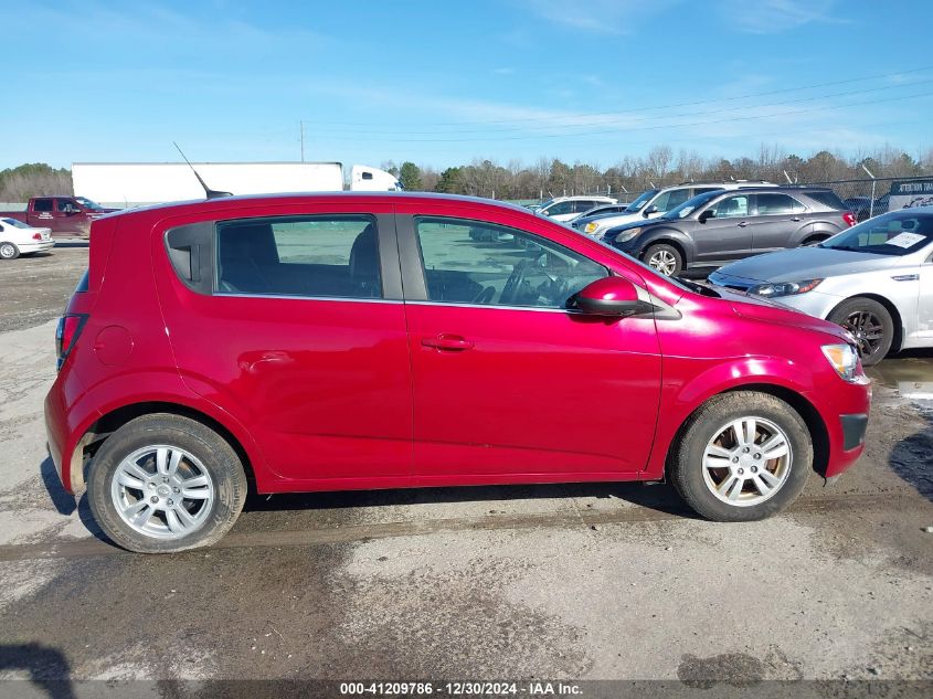 2013 Chevrolet Sonic Lt VIN: 1G1JC6SB7D4100391 Lot: 41209786