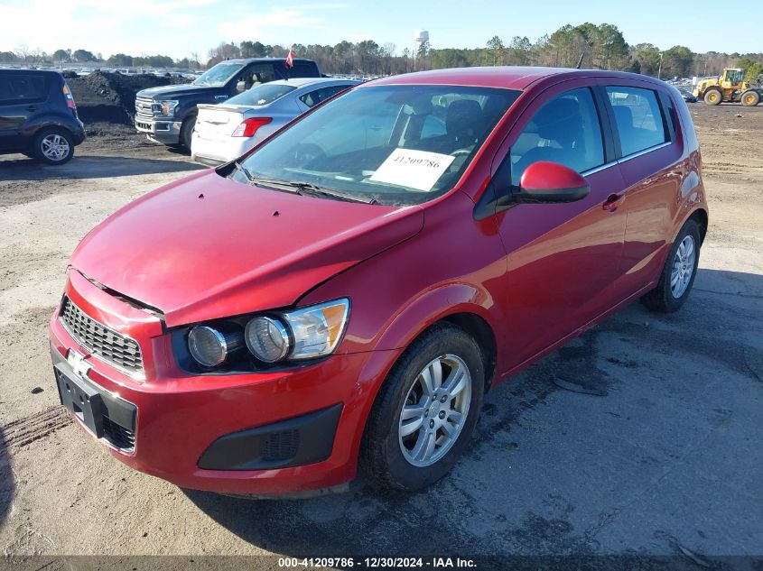 2013 Chevrolet Sonic Lt VIN: 1G1JC6SB7D4100391 Lot: 41209786