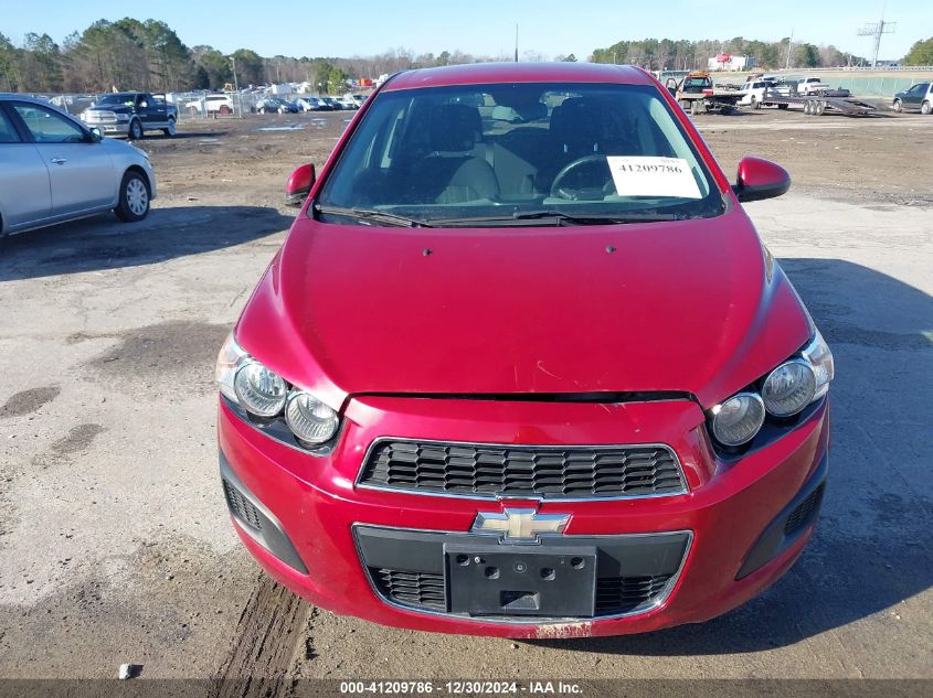 2013 Chevrolet Sonic Lt VIN: 1G1JC6SB7D4100391 Lot: 41209786