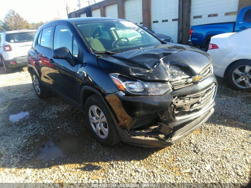 2017 Chevrolet Trax Ls VIN: 3GNCJKSB9HL287249 Lot: 41211264