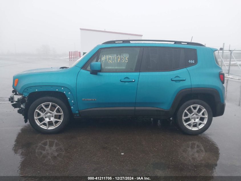 2019 Jeep Renegade Latitude Fwd VIN: ZACNJABB6KPK87670 Lot: 41211705