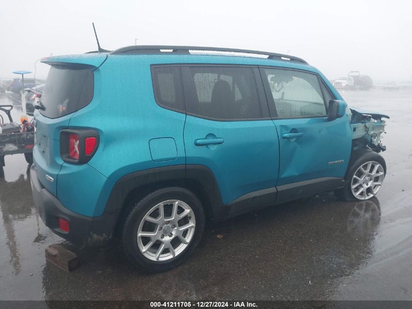 2019 Jeep Renegade Latitude Fwd VIN: ZACNJABB6KPK87670 Lot: 41211705