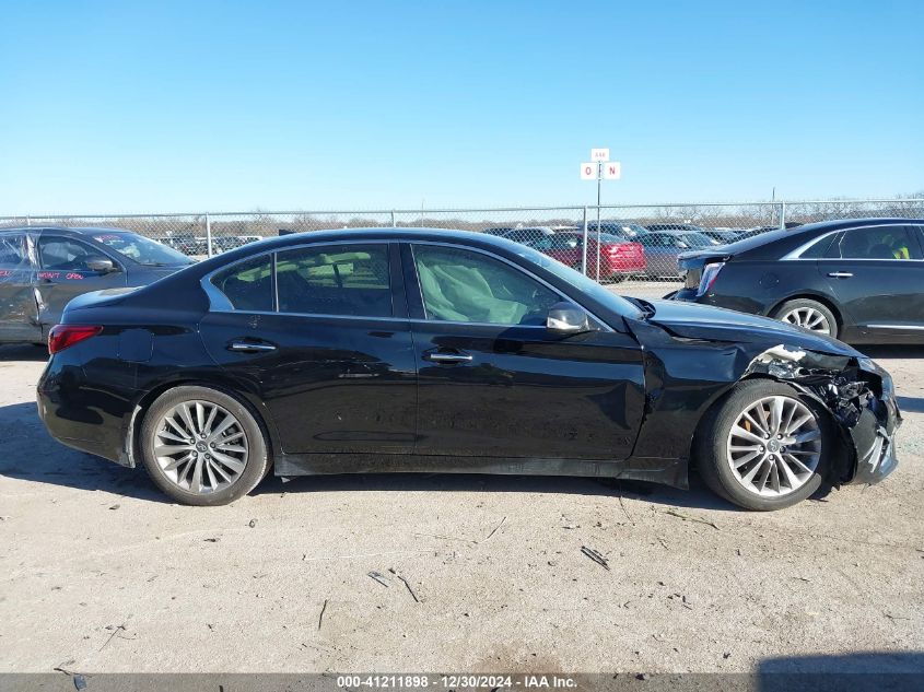 2023 Infiniti Q50 Luxe VIN: JN1EV7BP6PM511468 Lot: 41211898