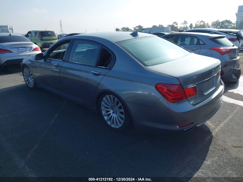 2009 BMW 750Li VIN: WBAKB83529CY60242 Lot: 41212192