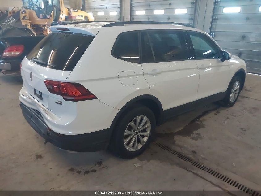 2018 Volkswagen Tiguan 2.0T S VIN: 3VV0B7AX7JM060114 Lot: 41212209