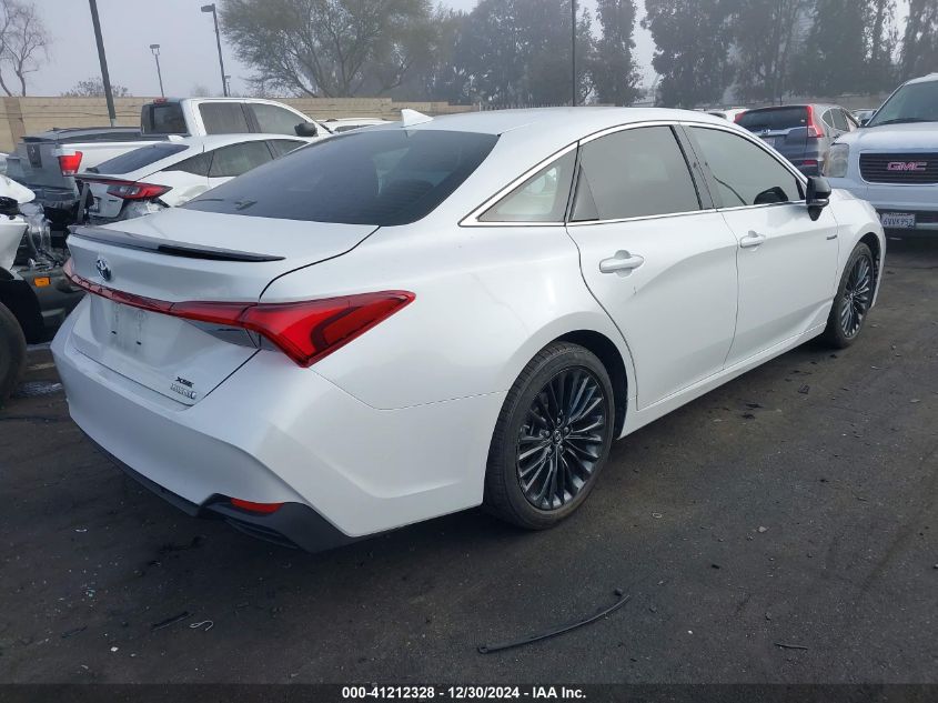 2019 Toyota Avalon Hybrid Xse VIN: 4T1B21FB7KU003597 Lot: 41212328