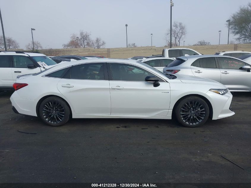 2019 Toyota Avalon Hybrid Xse VIN: 4T1B21FB7KU003597 Lot: 41212328