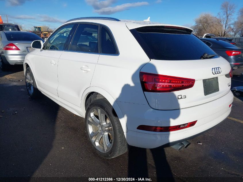 2016 Audi Q3 2.0T Premium Plus VIN: WA1EFCFS9GR004062 Lot: 41212386