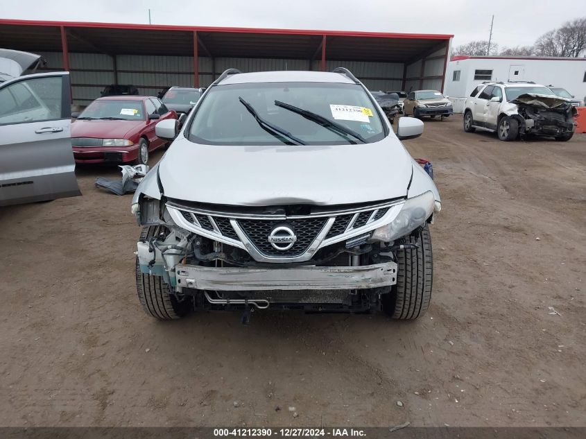 2013 Nissan Murano Sv VIN: JN8AZ1MW1DW304086 Lot: 41212390