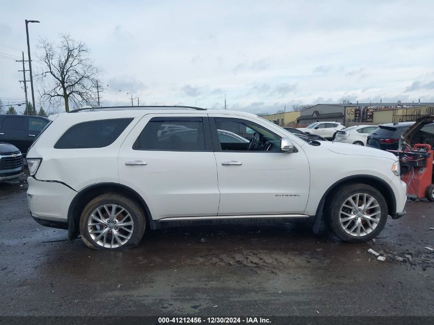 2014 Dodge Durango Citadel VIN: 1C4RDJEG0EC476018 Lot: 41212456