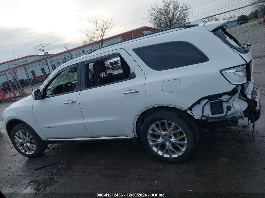 2014 Dodge Durango Citadel VIN: 1C4RDJEG0EC476018 Lot: 41212456