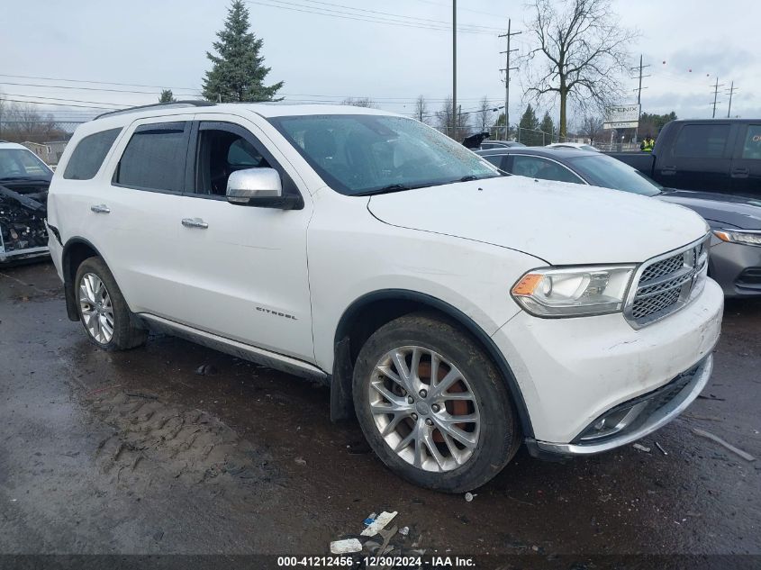 2014 Dodge Durango Citadel VIN: 1C4RDJEG0EC476018 Lot: 41212456