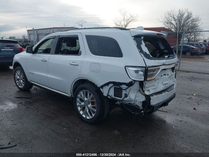 2014 Dodge Durango Citadel VIN: 1C4RDJEG0EC476018 Lot: 41212456