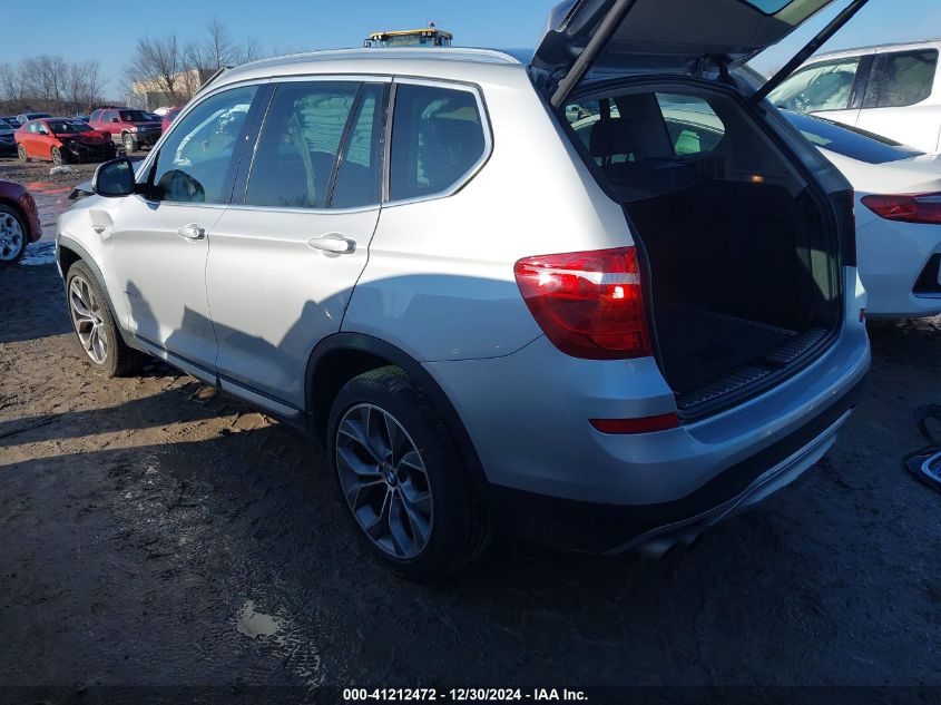 2015 BMW X3 xDrive28I VIN: 5UXWX9C50F0D49865 Lot: 41212472