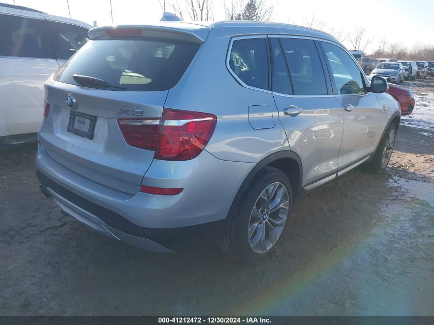 2015 BMW X3 xDrive28I VIN: 5UXWX9C50F0D49865 Lot: 41212472