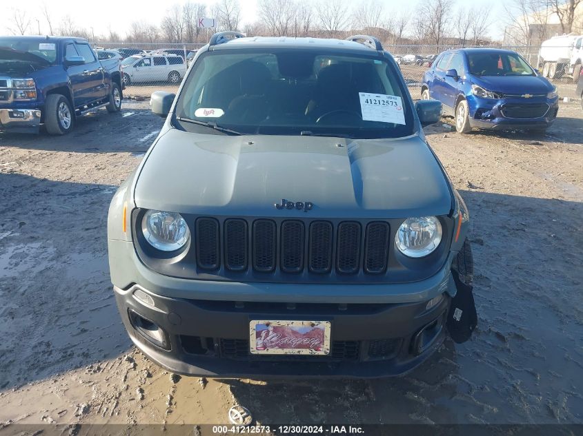 2018 Jeep Renegade Altitude 4X4 VIN: ZACCJBBB6JPG73312 Lot: 41212573