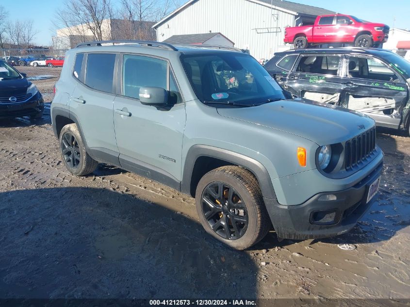 2018 Jeep Renegade Altitude 4X4 VIN: ZACCJBBB6JPG73312 Lot: 41212573