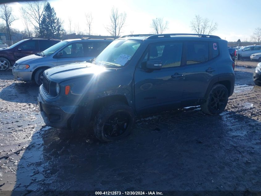 2018 Jeep Renegade Altitude 4X4 VIN: ZACCJBBB6JPG73312 Lot: 41212573