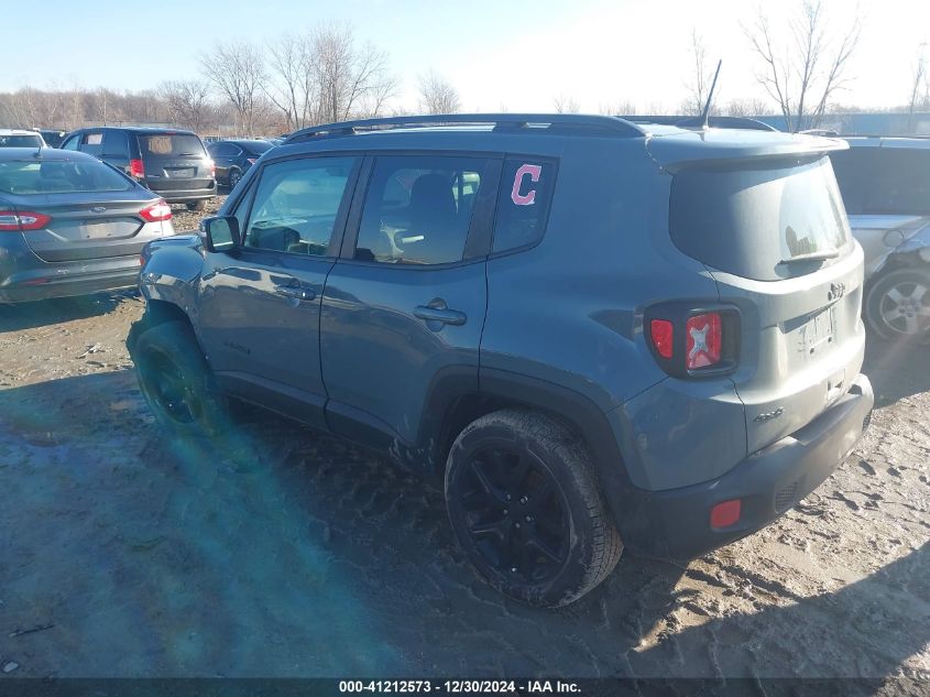 2018 Jeep Renegade Altitude 4X4 VIN: ZACCJBBB6JPG73312 Lot: 41212573