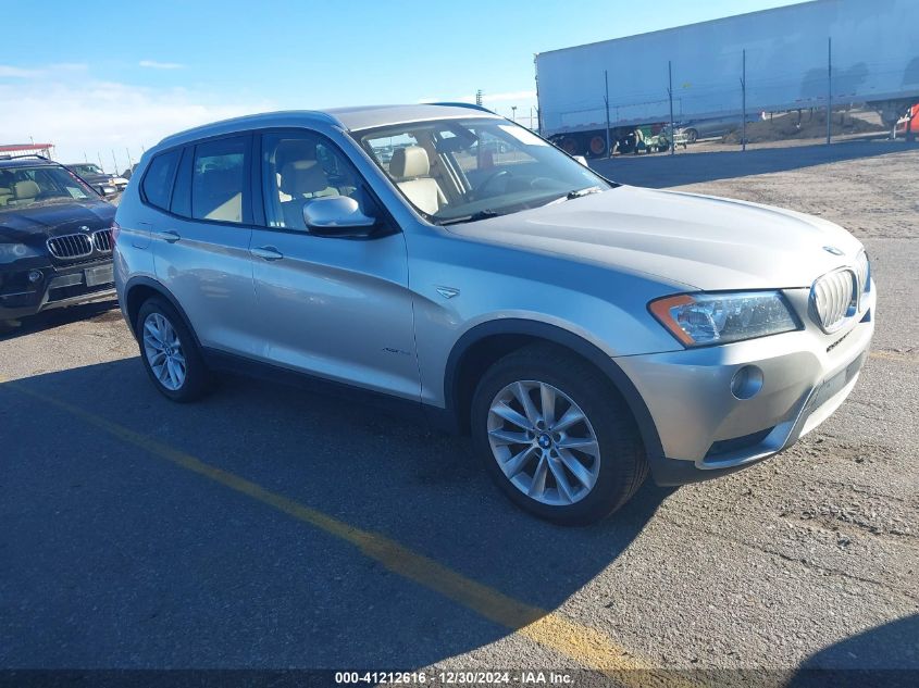 2013 BMW X3 xDrive28I VIN: 5UXWX9C50D0D01232 Lot: 41212616