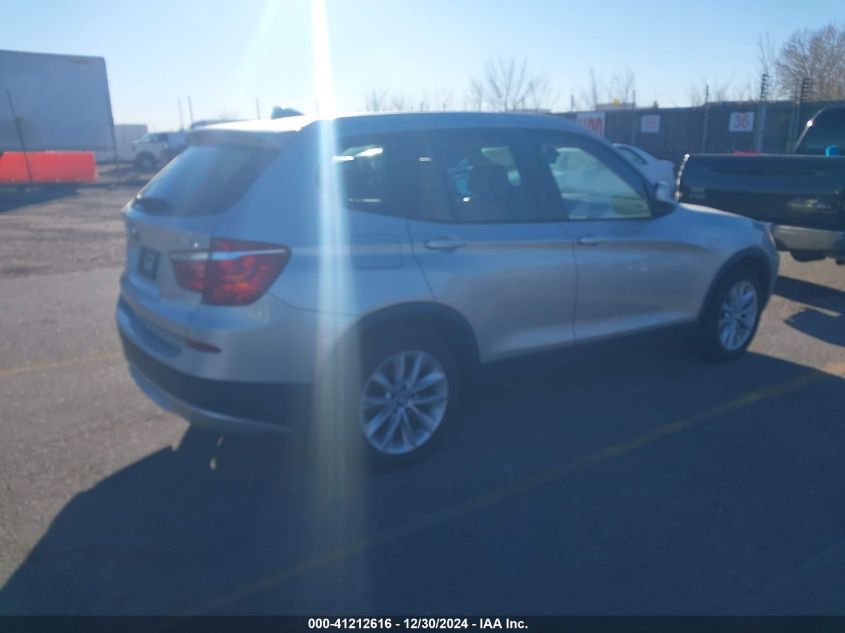 2013 BMW X3 xDrive28I VIN: 5UXWX9C50D0D01232 Lot: 41212616