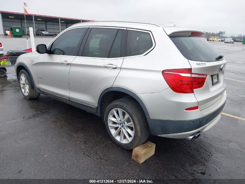 2013 BMW X3 xDrive28I VIN: 5UXWX9C58D0A13104 Lot: 41212634