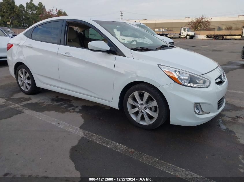 2014 Hyundai Accent Gls VIN: KMHCU4AE8EU747926 Lot: 41212680