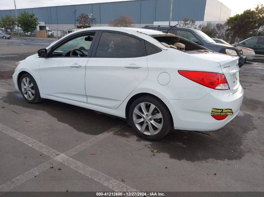 2014 Hyundai Accent Gls VIN: KMHCU4AE8EU747926 Lot: 41212680