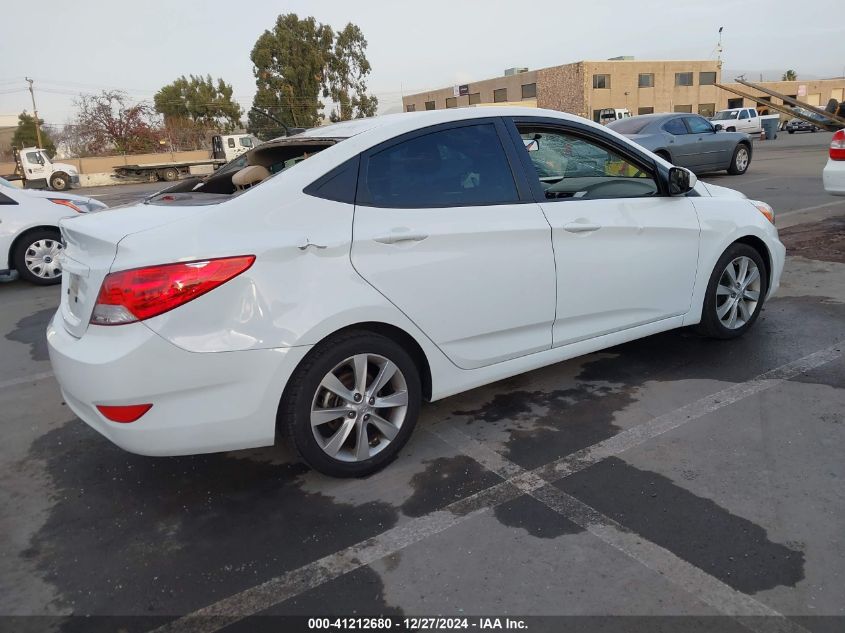 2014 Hyundai Accent Gls VIN: KMHCU4AE8EU747926 Lot: 41212680