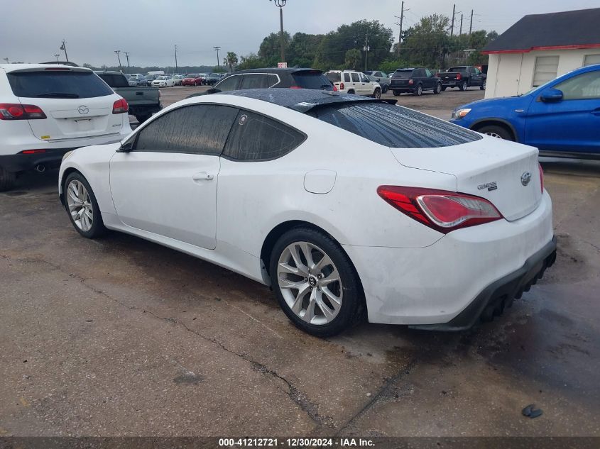 2014 Hyundai Genesis 3.8 R-Spec VIN: KMHHU6KJ1EU116027 Lot: 41212721