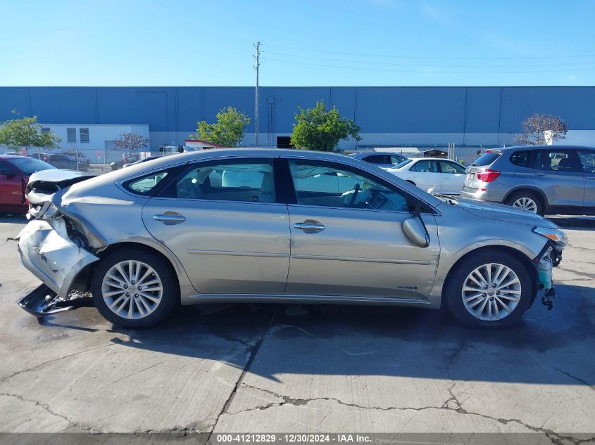 2015 Toyota Avalon Hybrid/Prem/Tour/Ltd VIN: 4T1BD1EB7FU037346 Lot: 41212829