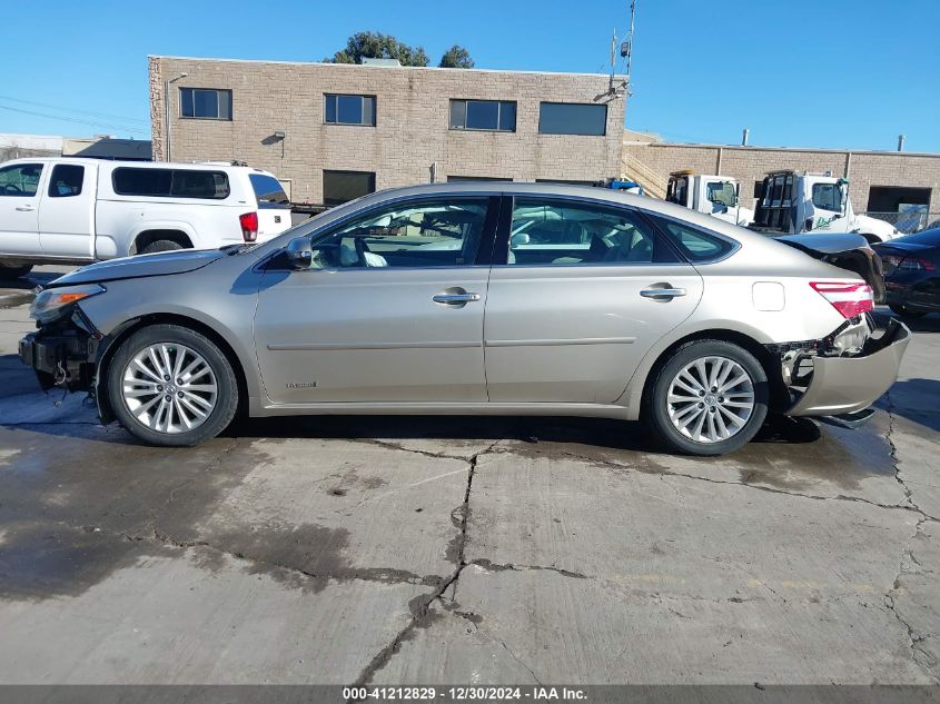 2015 Toyota Avalon Hybrid/Prem/Tour/Ltd VIN: 4T1BD1EB7FU037346 Lot: 41212829