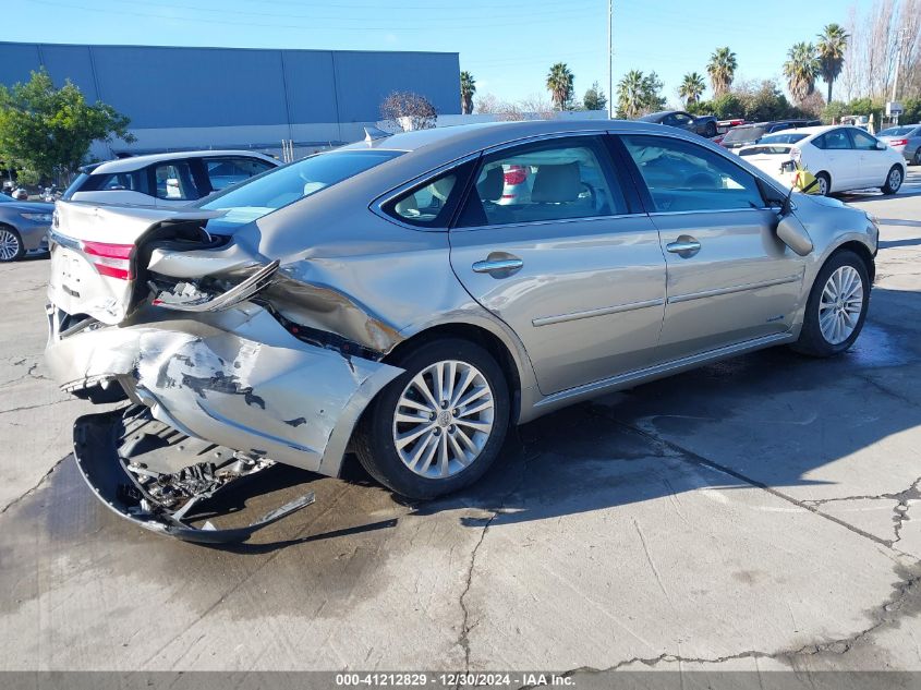 2015 Toyota Avalon Hybrid/Prem/Tour/Ltd VIN: 4T1BD1EB7FU037346 Lot: 41212829